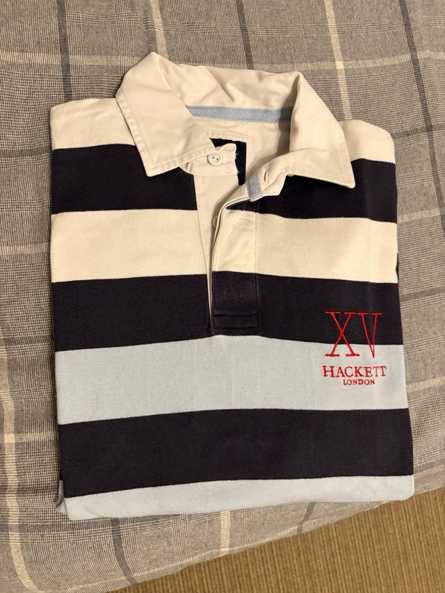 Polo Hackett Vintage Rayas Manga Larga