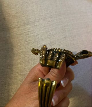 Pulsera Teria Yabar Serpiente Dorada