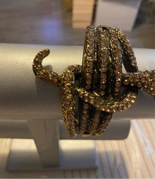 Pulsera Teria Yabar Serpiente Dorada