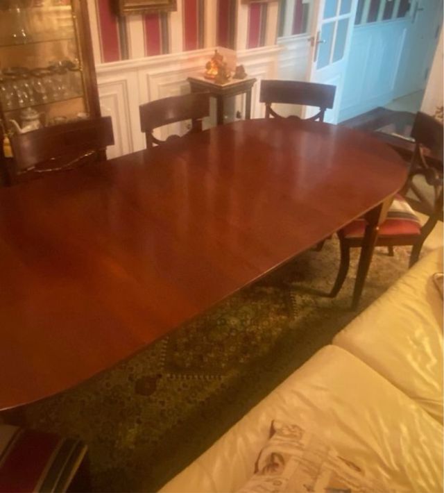 Mesa de comedor madera maciza 8 personas