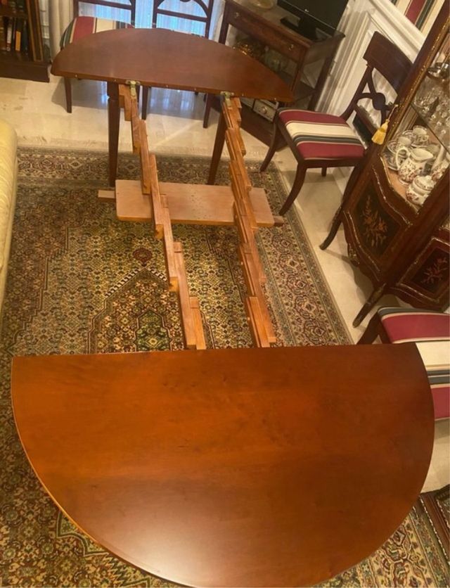 Mesa de comedor madera maciza 8 personas