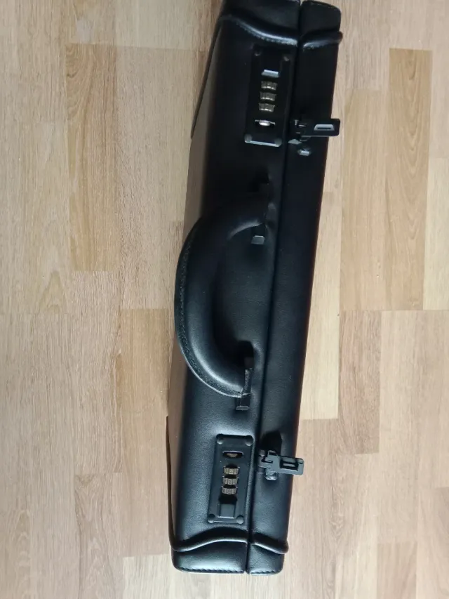 Maletín ejecutivo piel negro nuevo