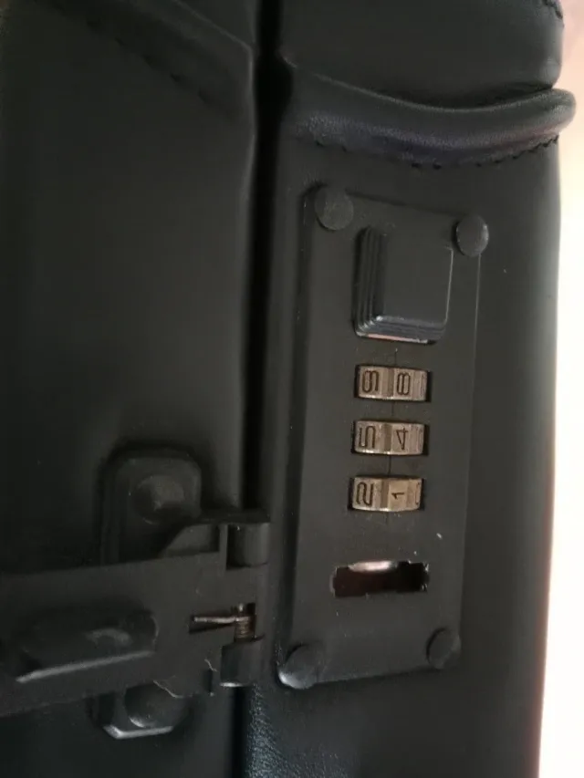 Maletín ejecutivo piel negro nuevo