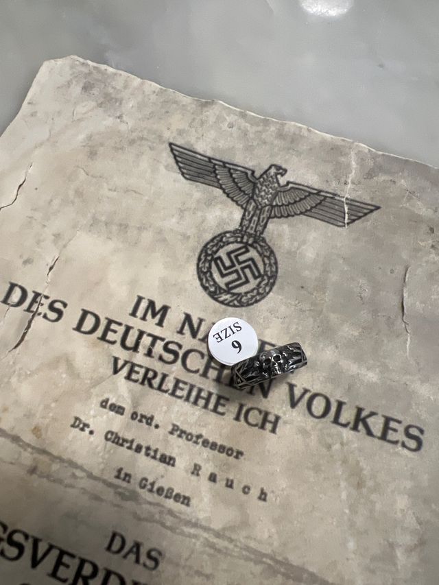 Anillo alemán SS Talla 6