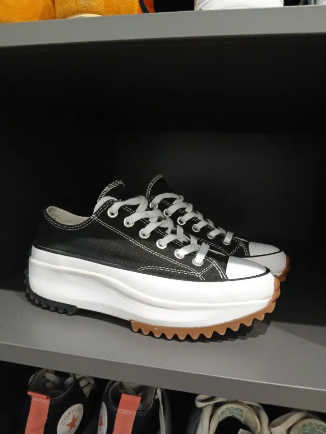 Converse All Star Plataforma Negras Blancas