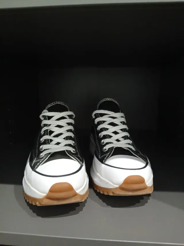 Converse All Star Plataforma Negras Blancas