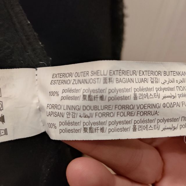 Abrigo Pull&Bear gris y negro