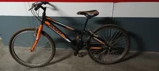 Bicicleta Infantil RUNFIT SPORT Negra/Naranja