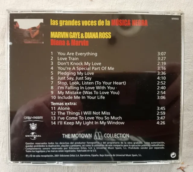 CD Diana Ross & Marvin Gaye