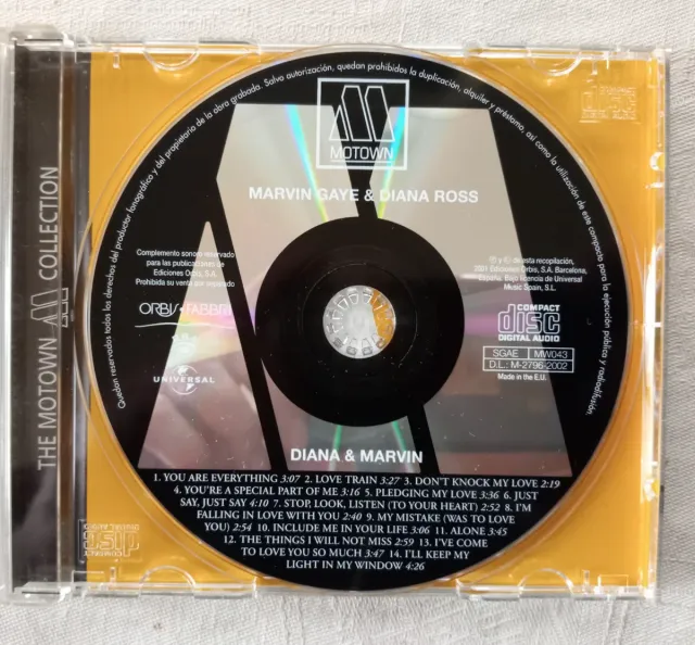 CD Diana Ross & Marvin Gaye