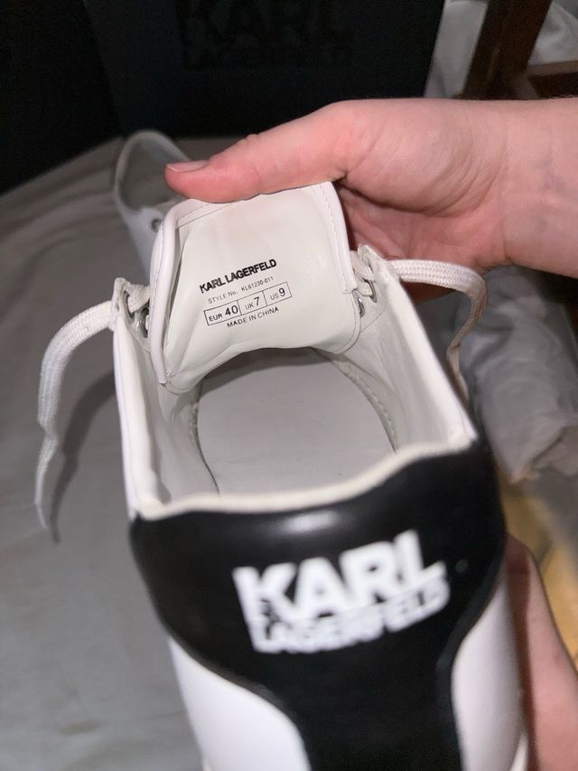 Zapatillas Karl Lagerfeld Blancas con Dibujo