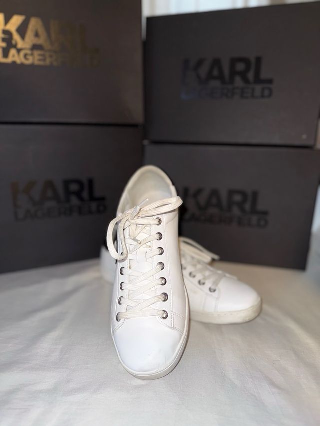 Zapatillas Karl Lagerfeld Blancas con Dibujo