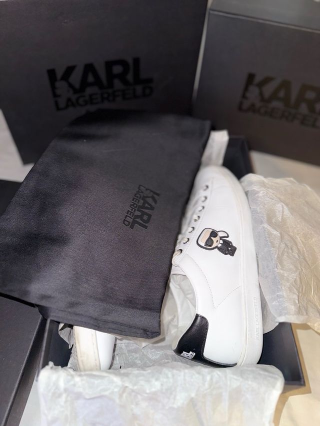 Zapatillas Karl Lagerfeld Blancas con Dibujo