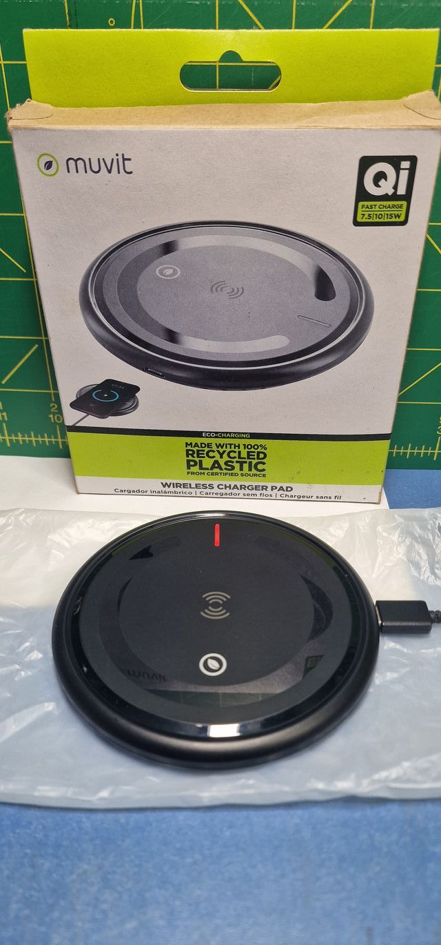 Cargador Inalámbrico Muvit Qi 15W