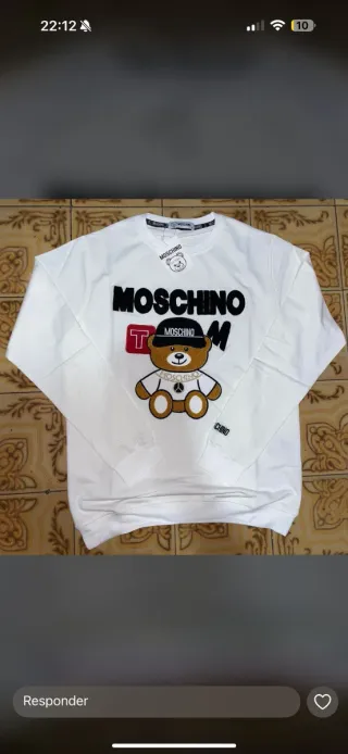 Sudadera Moschino Negra Oso