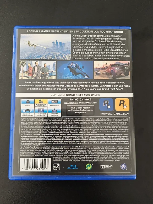 GTA 5 - Grand Theft Auto V PS4