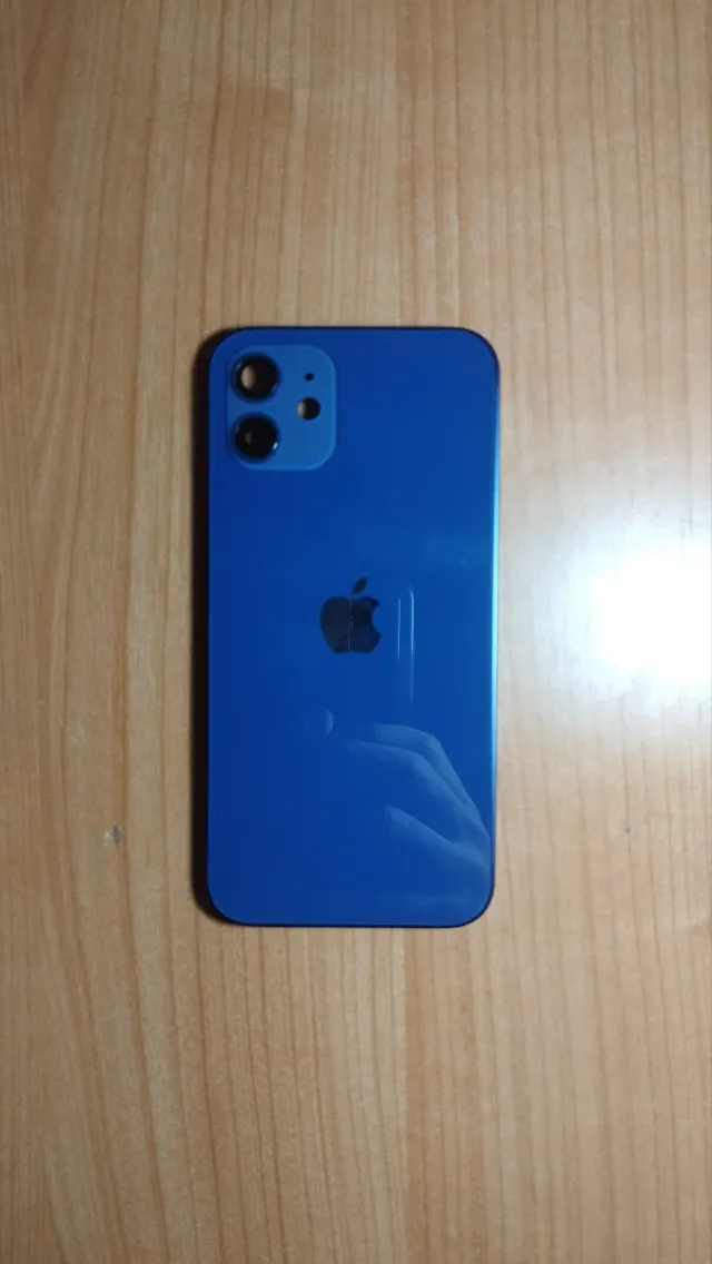 Cristallo posteriore iPhone 12 Blu
