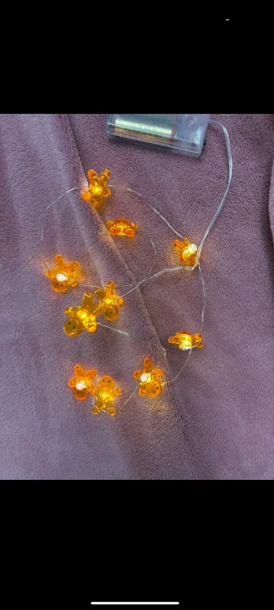 Luces Navideñas Galleta Jengibre