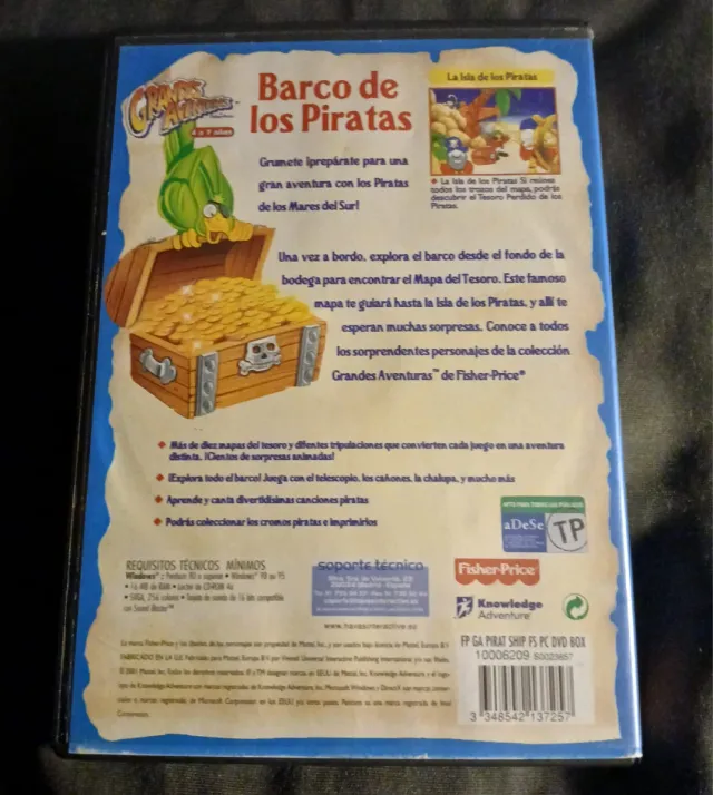 Fisher Price Barco de los Piratas CD-ROM