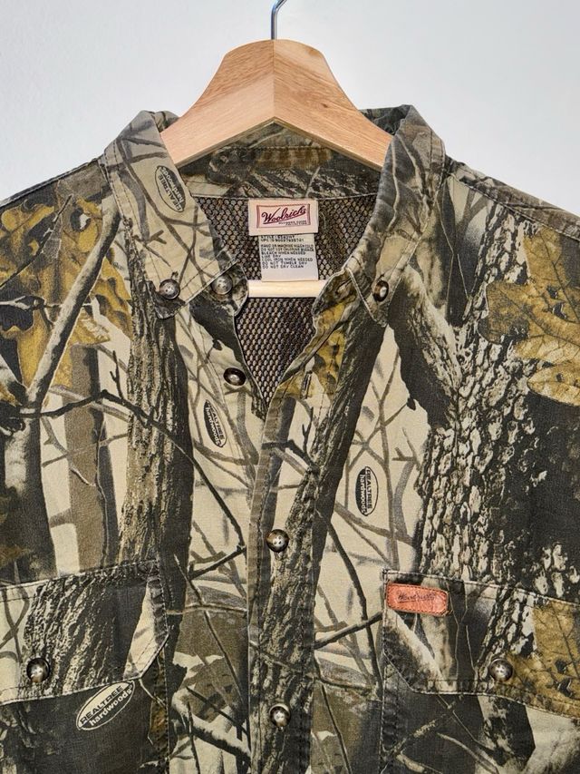Camisa RealTree Woolrich Vintage Talla XL/2XL