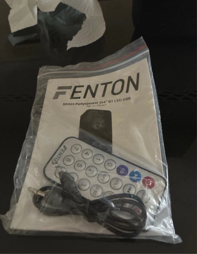 Altavoz Fenton SBS Party Speaker Negro