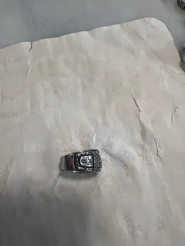 Anillo Calavera Plata Talla 10