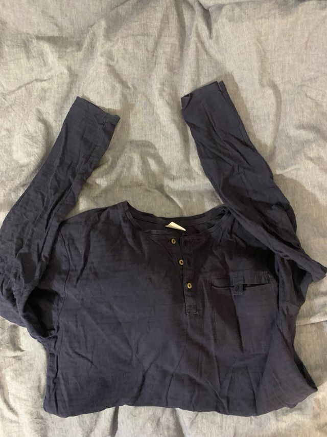 Camisa Zara niño azul