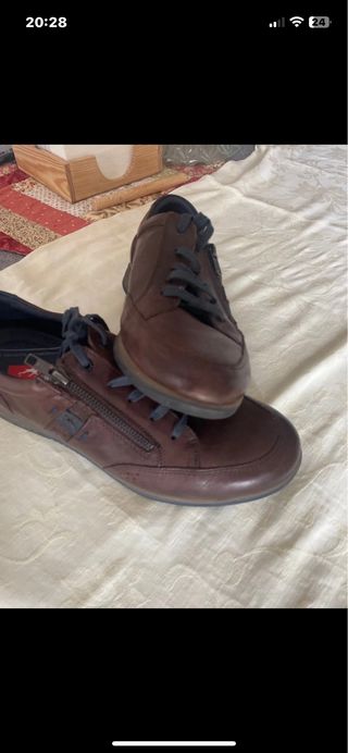 Zapatos Fluchos Hombre Marrones