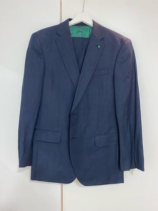 Traje Purificación García azul Talla 48