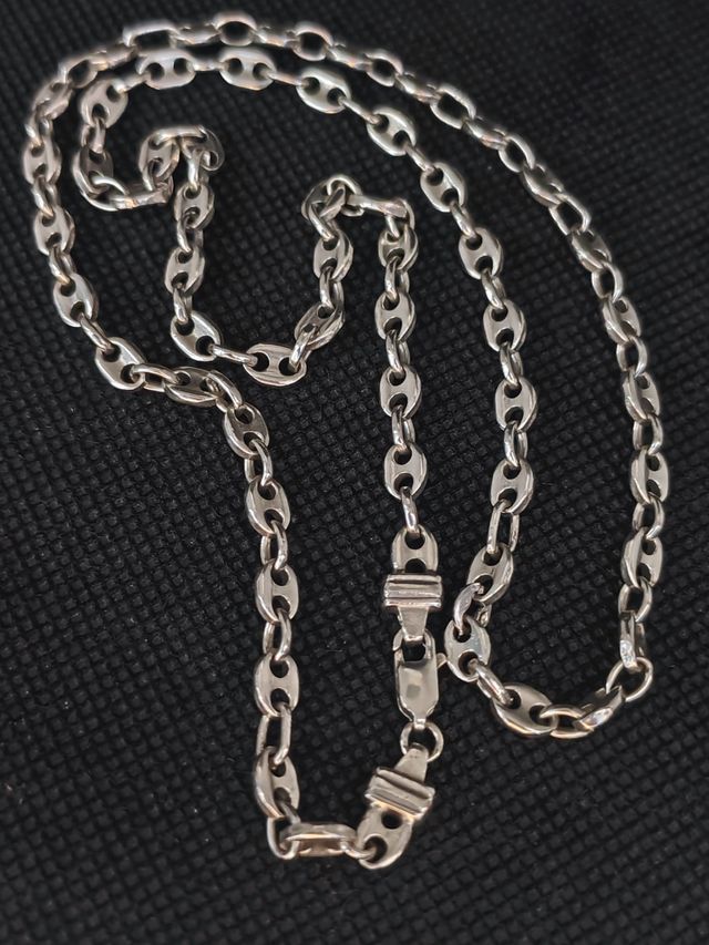 Catena in argento 925 tipo calabrote. 051-02-00443