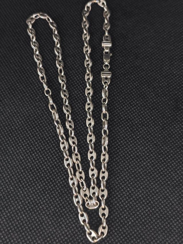 Catena in argento 925 tipo calabrote. 051-02-00443