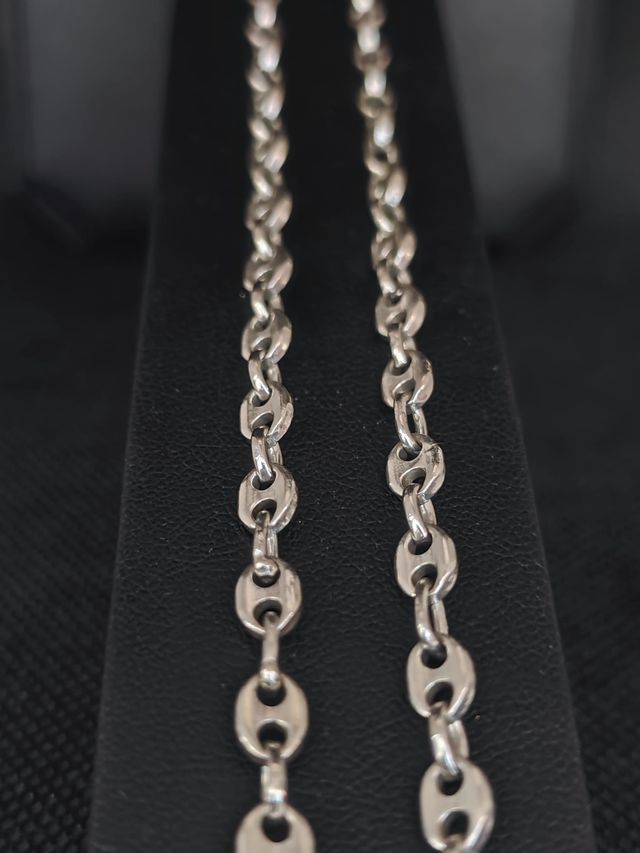 Catena in argento 925 tipo calabrote. 051-02-00443