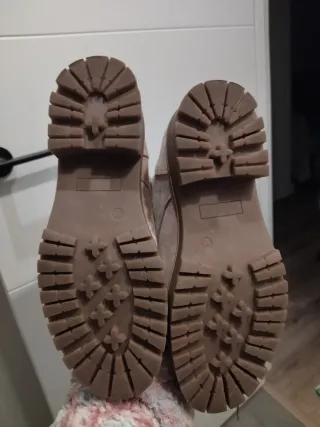 Botas beige forradas