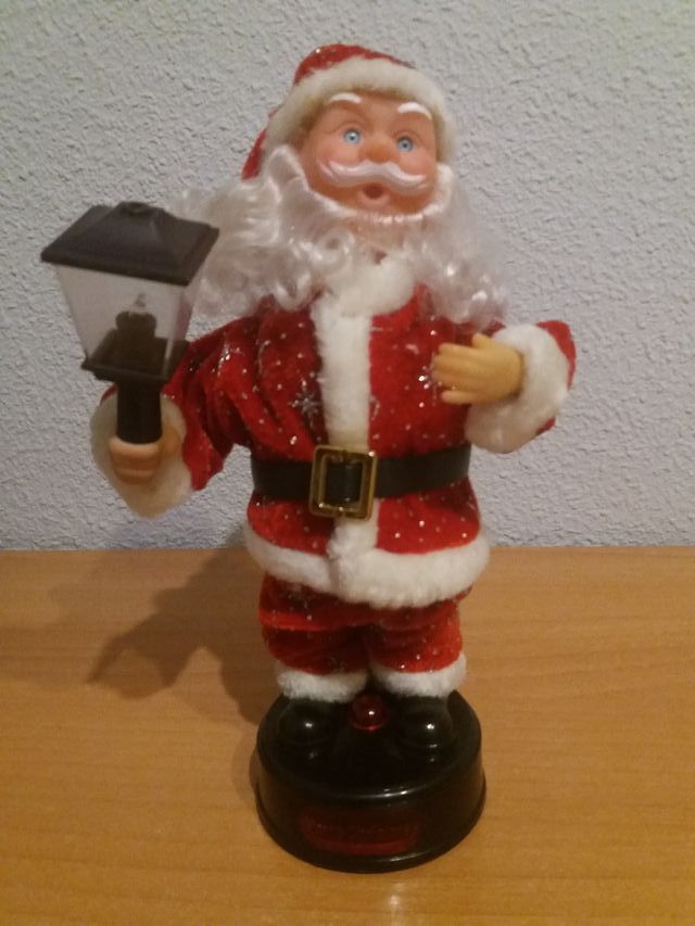 Figura Papá Noel 25cm - No funciona luz