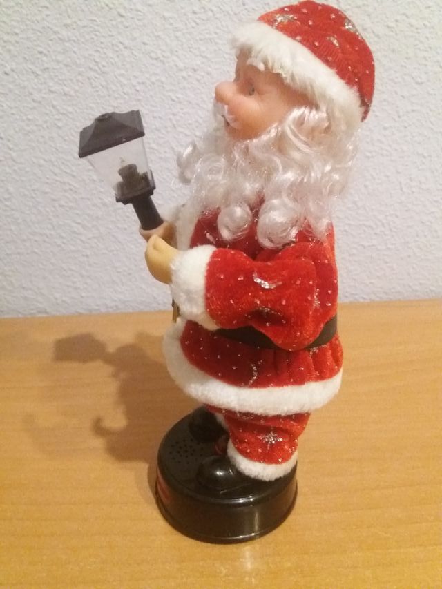 Figura Papá Noel 25cm - No funciona luz
