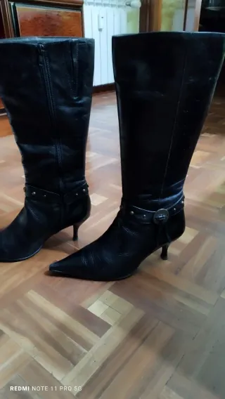 Botas de piel para mujer
