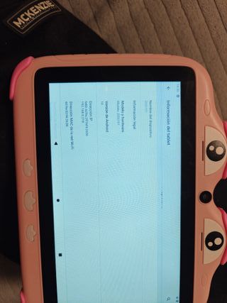 Tableta infantil Ascrecem rosa