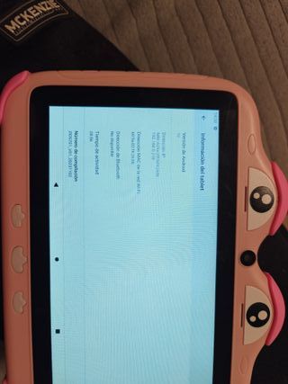 Tableta infantil Ascrecem rosa