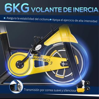 Bicicleta Estática Amarilla