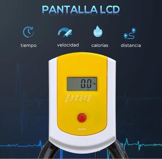 Bicicleta Estática Amarilla