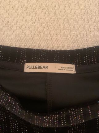 Camiseta negra con brillos