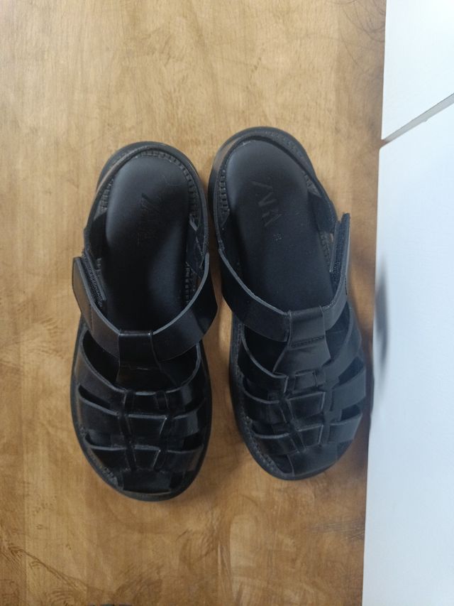 Sandalias Zara Negras Talla 38