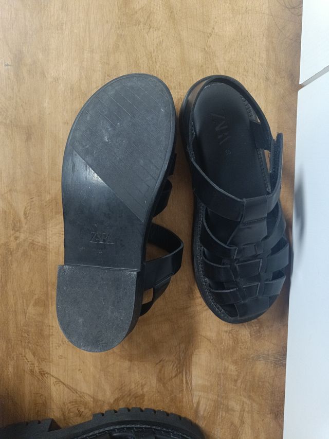 Sandalias Zara Negras Talla 38