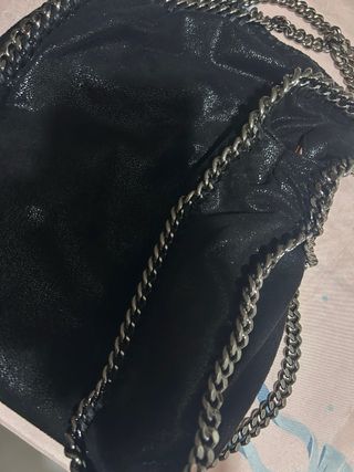 Borsa Stella McCartney Falabella Nero Argento