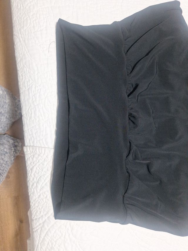 Vestido fiesta  negro con pedrería