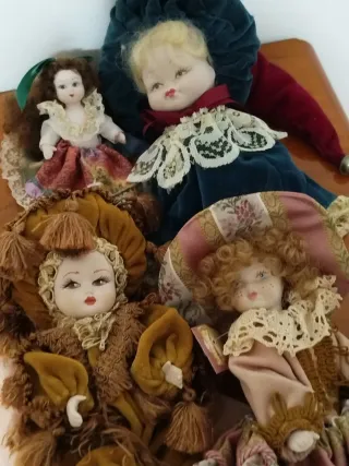 Stock bambole porcellana vintage