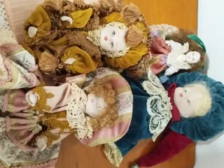 Stock bambole porcellana vintage