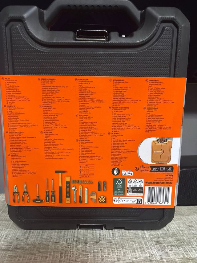 Maleta de Ferramentas Werckmann 57 Peças