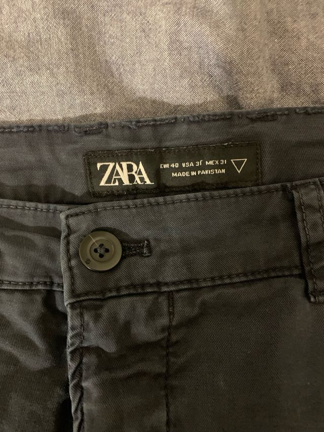 Pantalón Zara Azul Marino