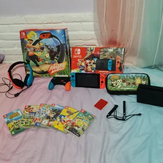 Nintendo Switch + Juegos y Accesorios